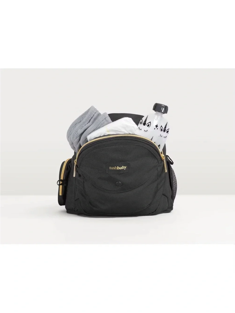 Fanny pack/Hip Seat - Black/Gold
